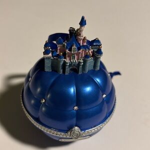 Disney Sketchbook Walt Disney World Blue Castle Engagement Box Ornament New